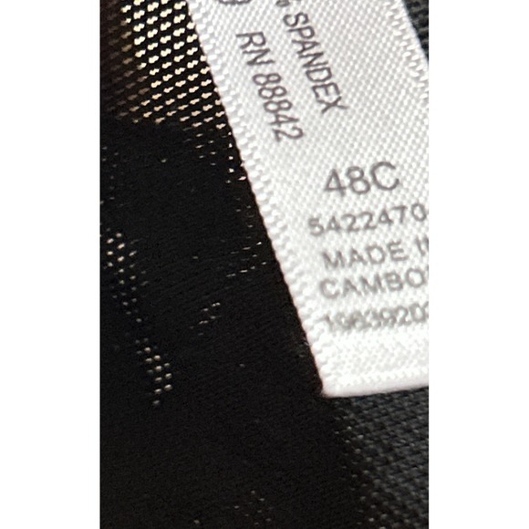 NEW Comfort Choice Posture Support Bra Black Lace Front Closure 46D 27-1105-9 - Picture 8 of 10